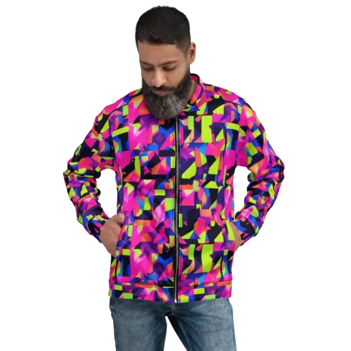 Synthetic Summer on a Bomber Jacket