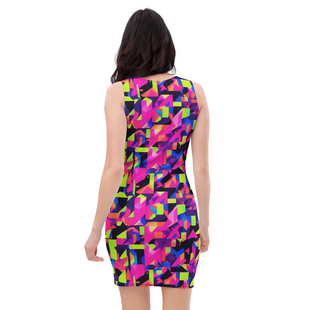 Synthetic Summer on Bodycon Dress — Back
