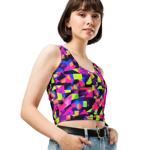 Synthetic Summer on a Crop Top