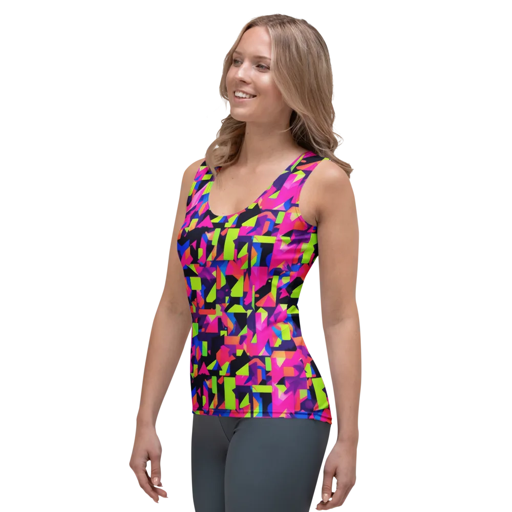 Synthetic Summer on Women's Tank Top — Left Front
