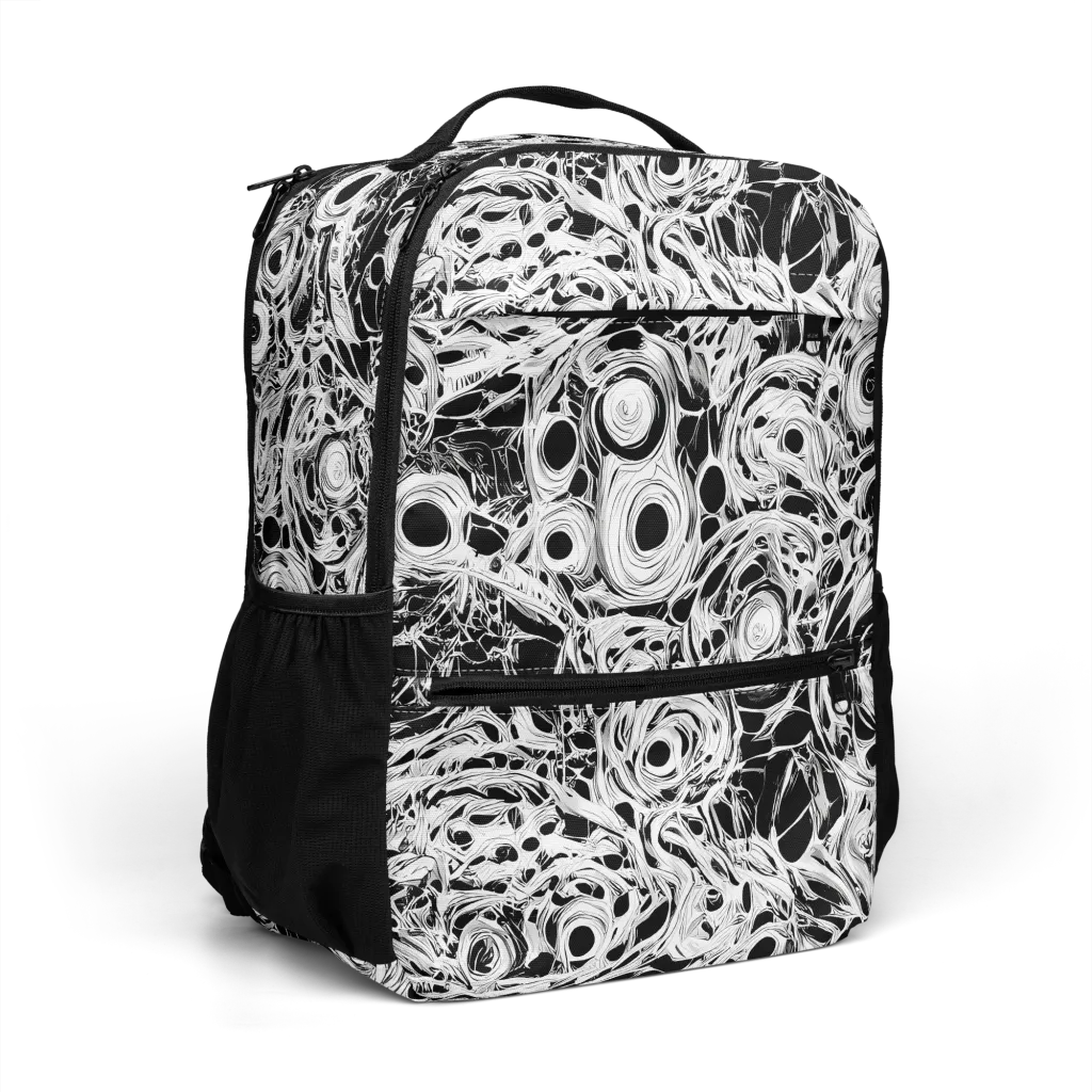 Noir Organism on Utility Backpack — Right Front