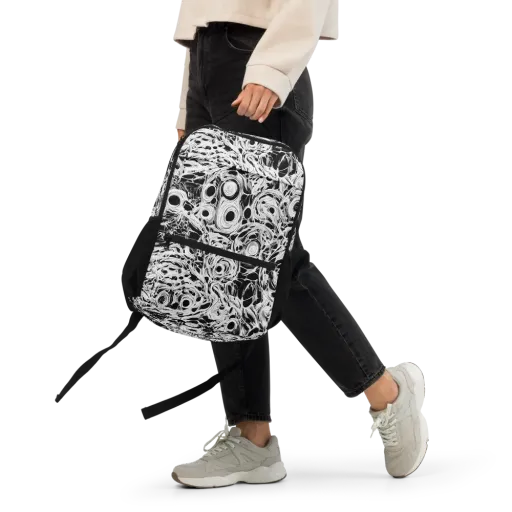 Noir Organism on a Utility Backpack