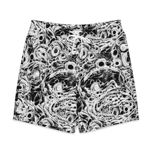 Noir Organism on a Men's Board Shorts