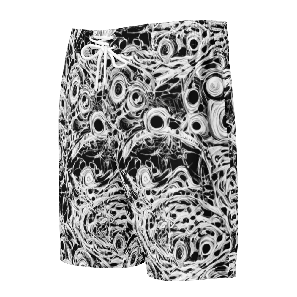 Noir Organism on Men's Board Shorts — Front