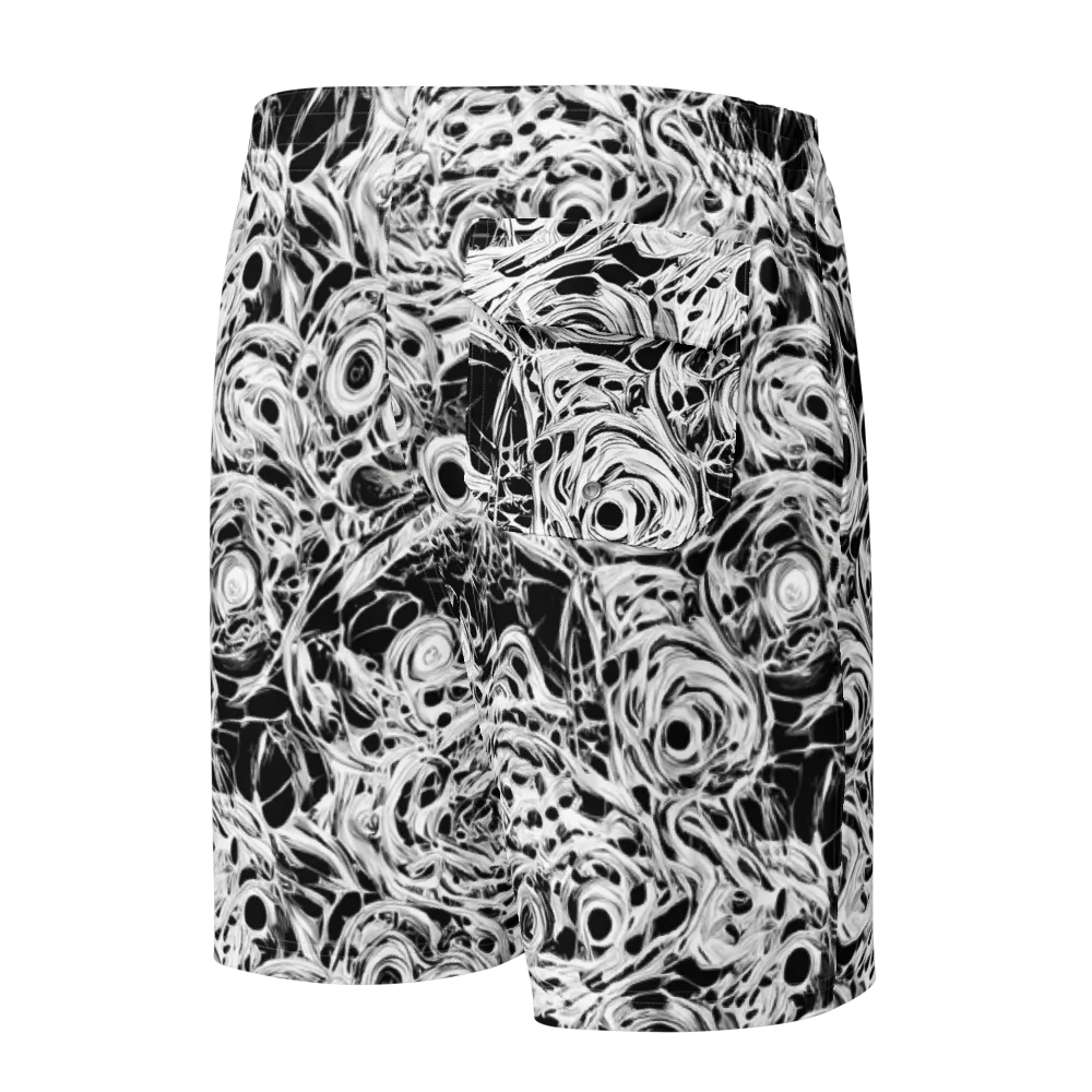 Noir Organism on Men's Board Shorts — Back
