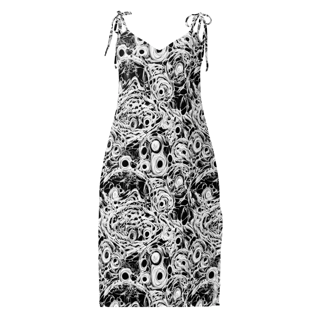 Noir Organism on Slip Dress — Front