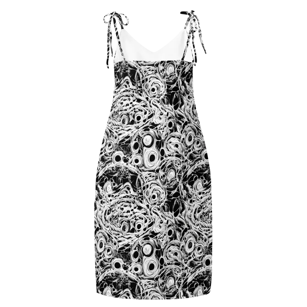 Noir Organism on Slip Dress — Back