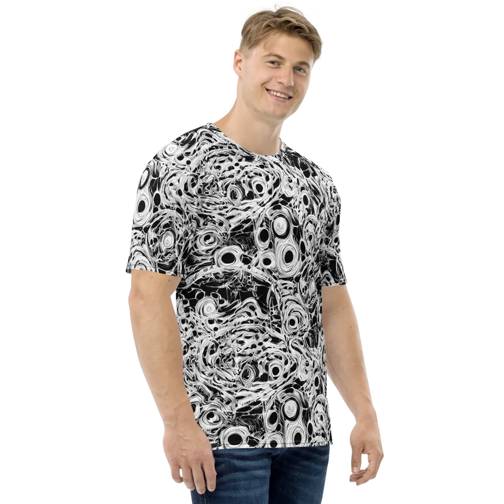 Noir Organism on Men's Crew Neck T-Shirt — Right