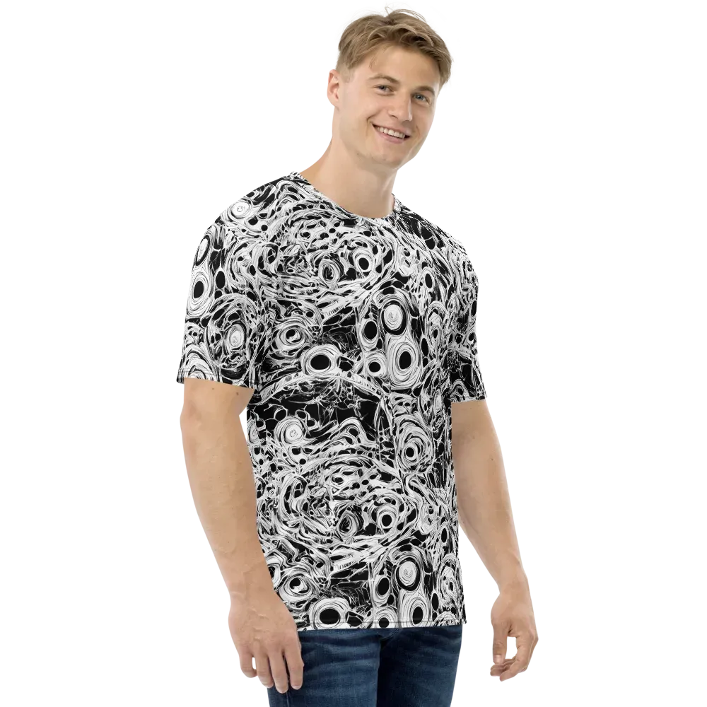 Noir Organism on Men's Crew Neck T-Shirt — Right