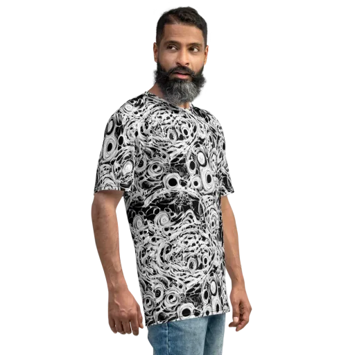Noir Organism on a Men's Crew Neck T-Shirt