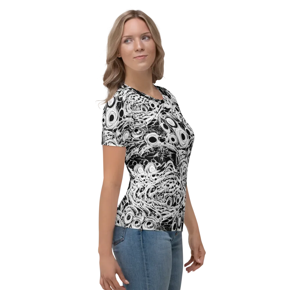 Noir Organism on Women's Crew Neck T-Shirt — Right