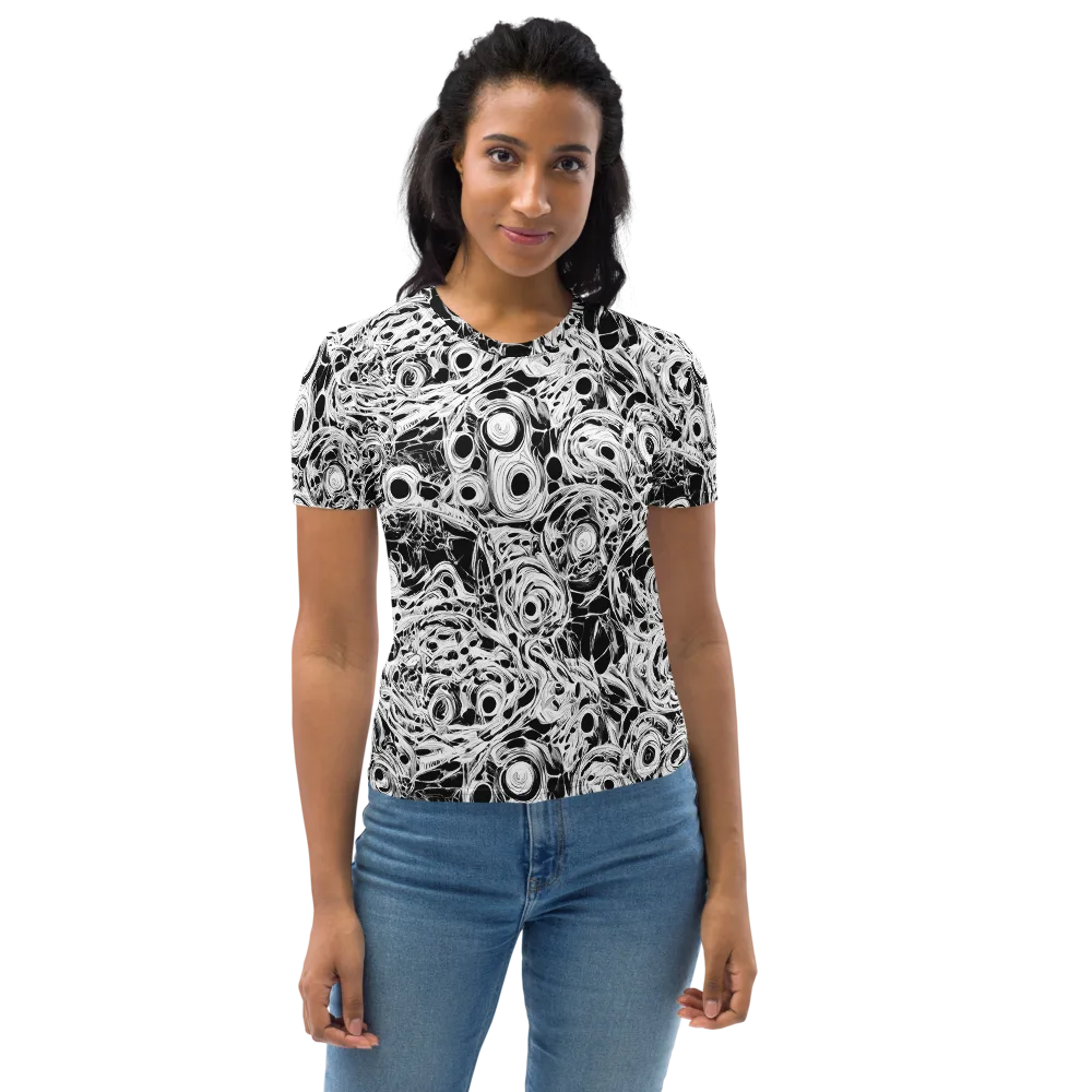 Noir Organism on Women's Crew Neck T-Shirt — Front