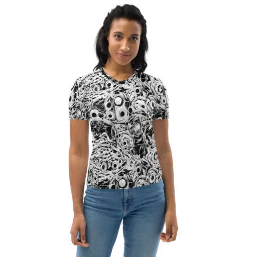 Noir Organism on a Women's Crew Neck T-Shirt