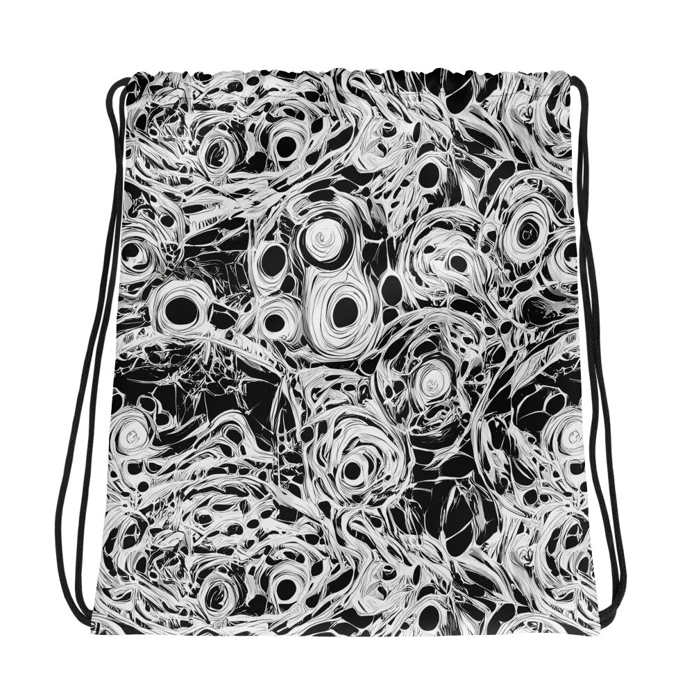 Noir Organism on Drawstring Bag — Photo