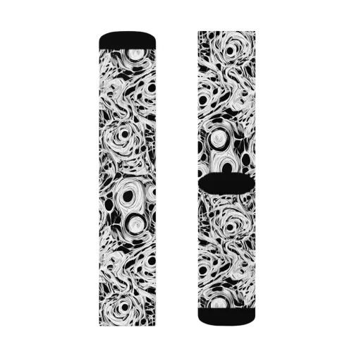 Noir Organism on a Socks