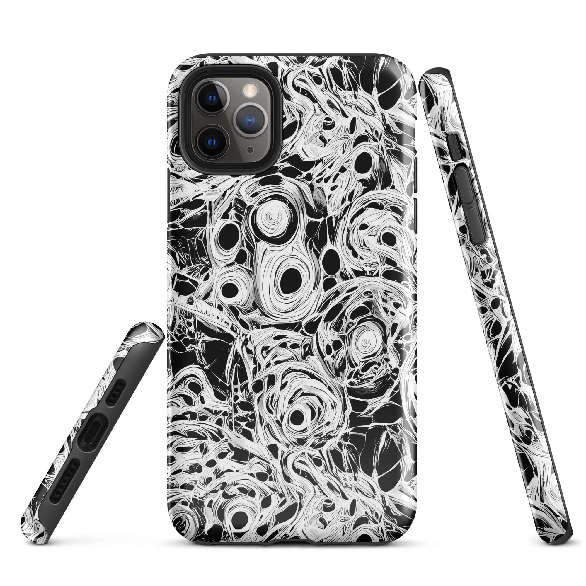 Noir Organism on Tough Case for iPhone® — Front