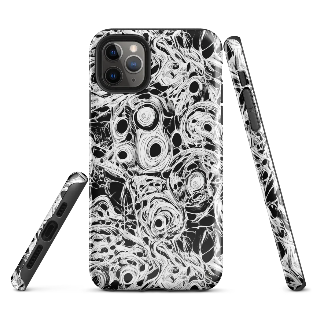 Noir Organism on Tough Case for iPhone® — Front