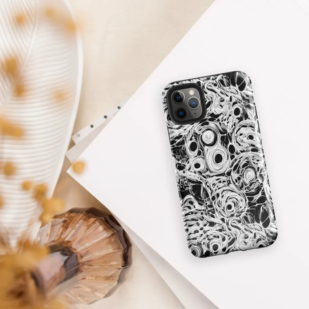 Noir Organism on Tough Case for iPhone® — Front