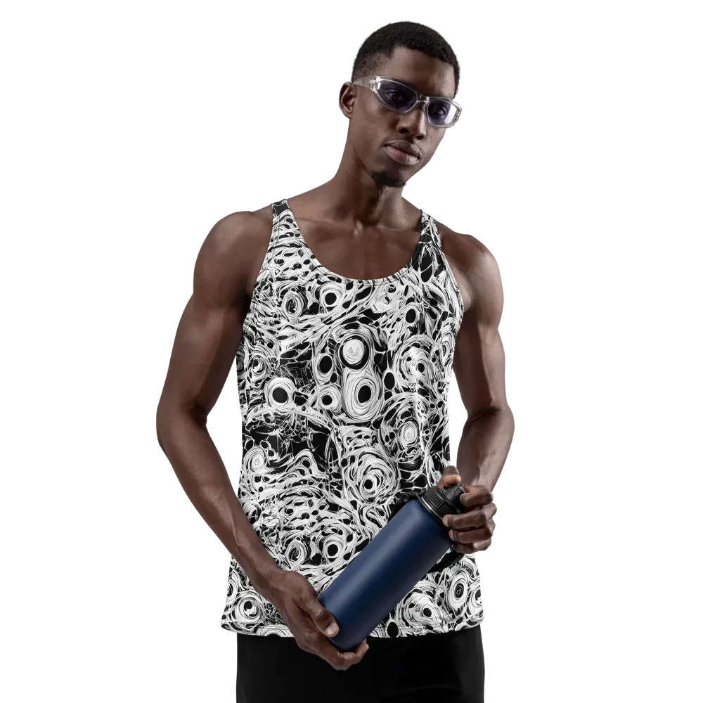 Noir Organism on Men's Tank Top — Front