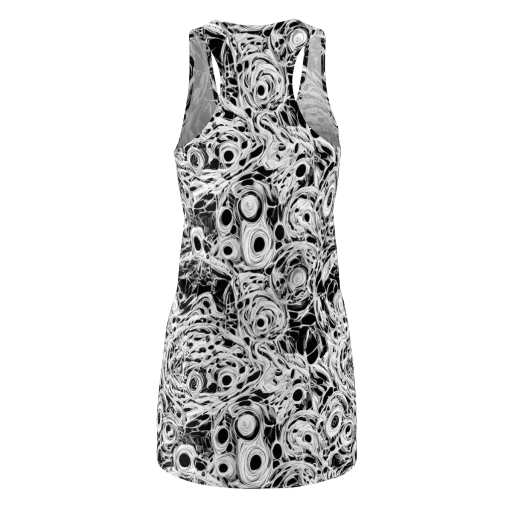 Noir Organism on Racerback Dress — Back