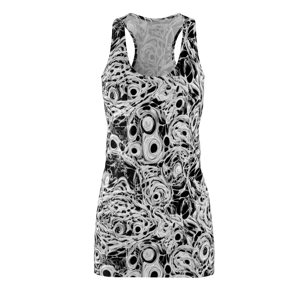Noir Organism on Racerback Dress — Front