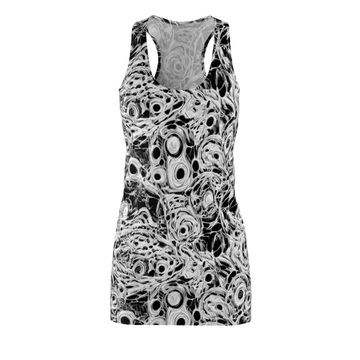 Noir Organism on a Racerback Dress