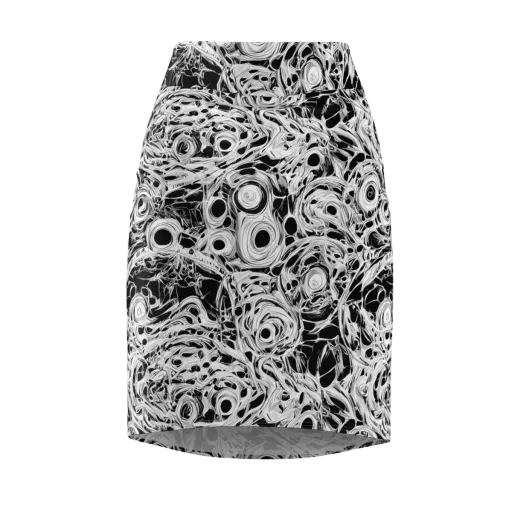 Noir Organism on a Pencil Skirt