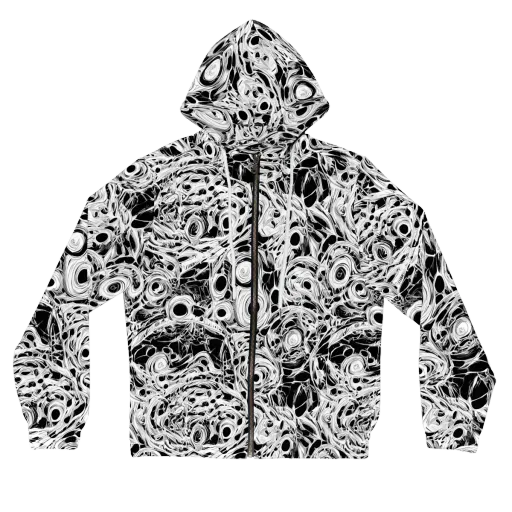 Noir Organism on a Women's Full-Zip Hoodie