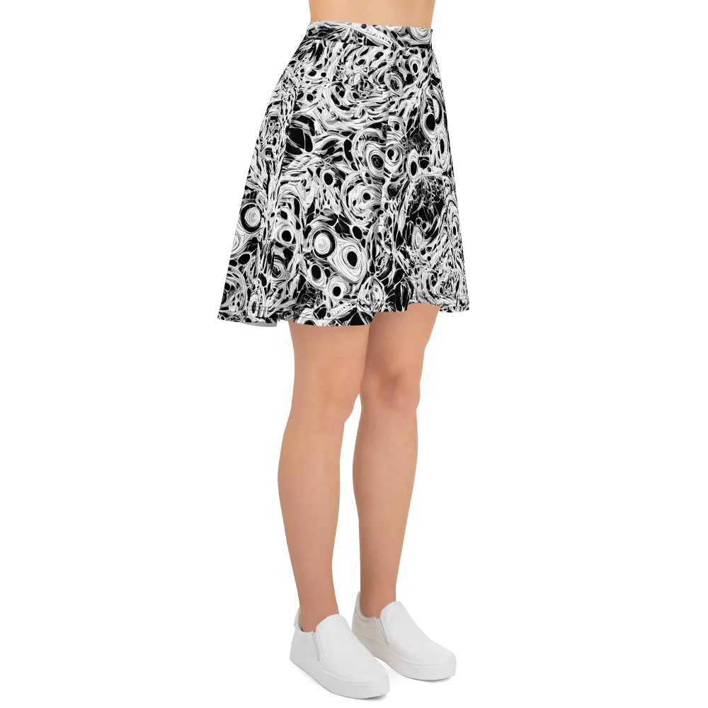 Noir Organism on Skater Skirt — Right