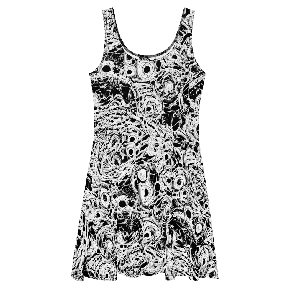 Noir Organism on Skater Dress — Front