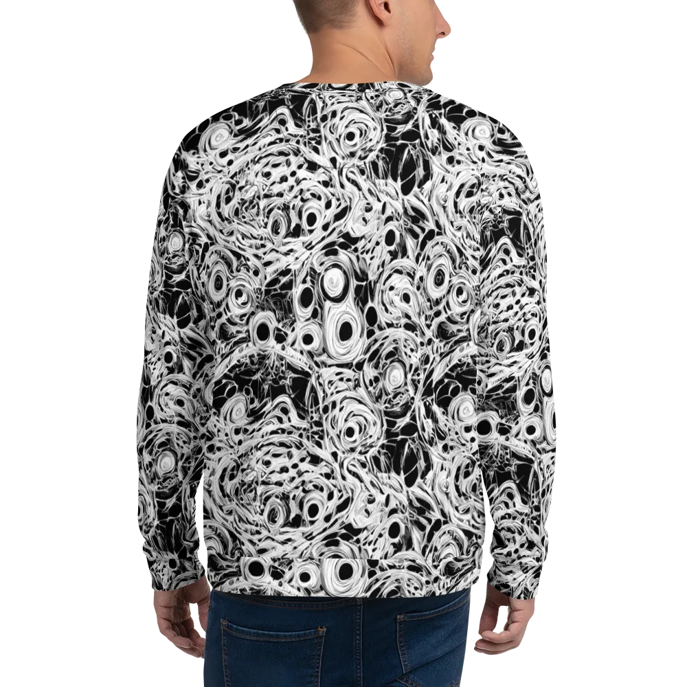 Noir Organism on Sweatshirt — Back