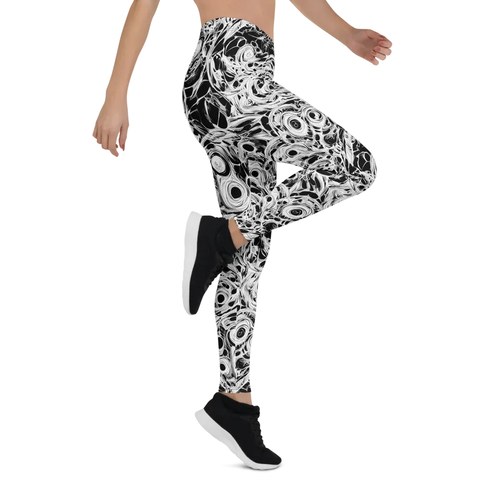 Noir Organism on Leggings — Right