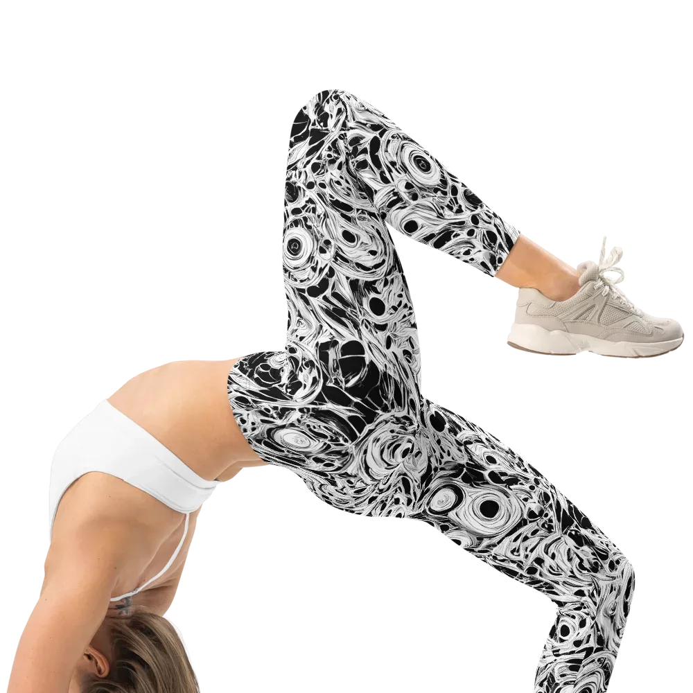 Noir Organism on Leggings — Right