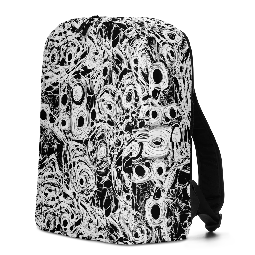 Noir Organism on Minimalist Backpack — Left
