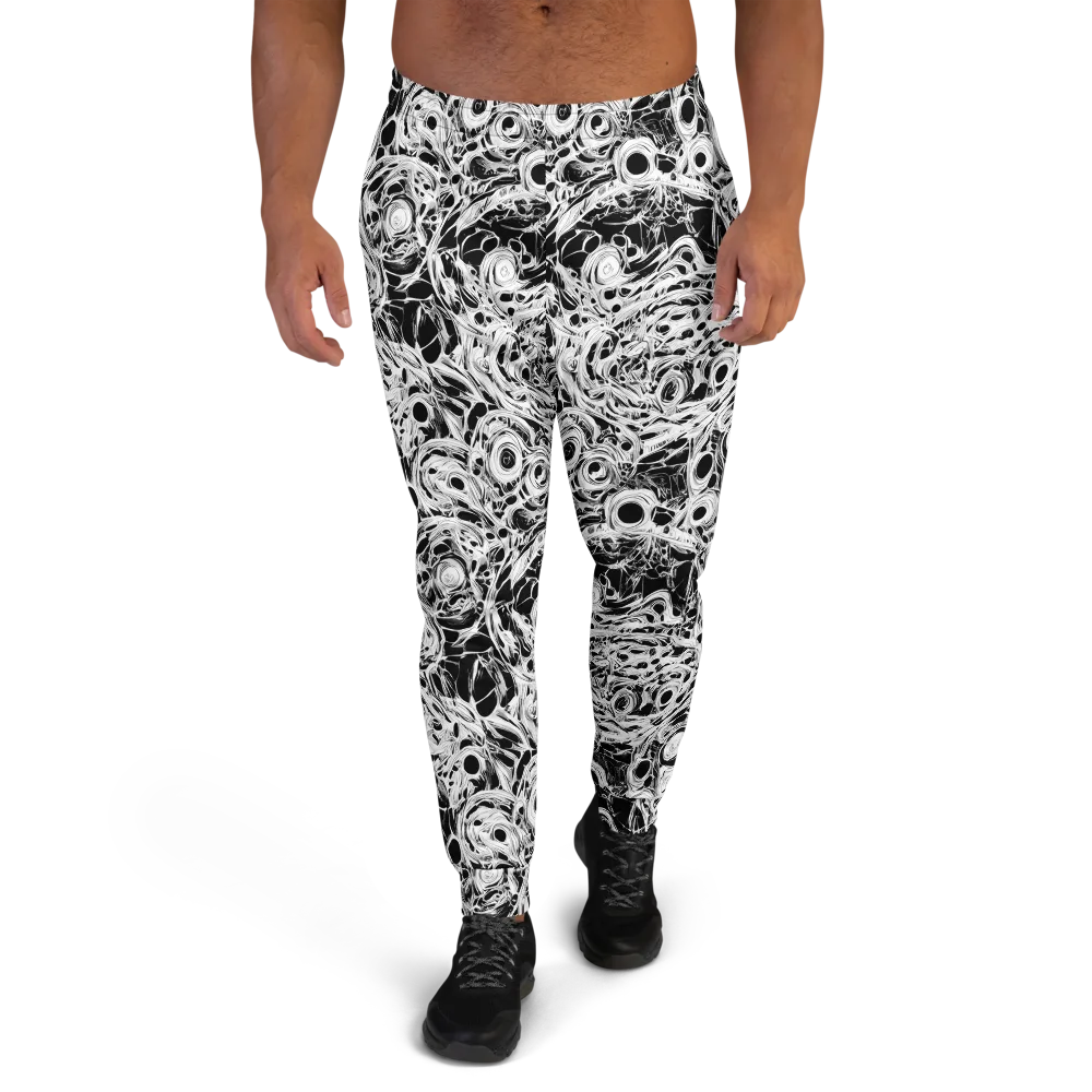 Noir Organism on Men's Joggers — Front