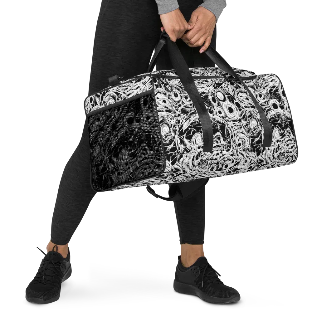 Noir Organism on Duffle Bag — Right Front