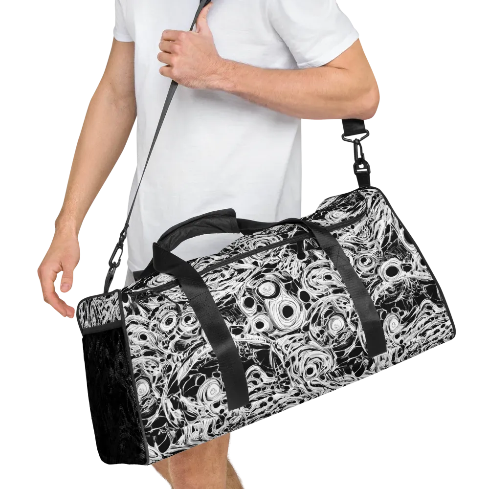 Noir Organism on Duffle Bag — Right Front