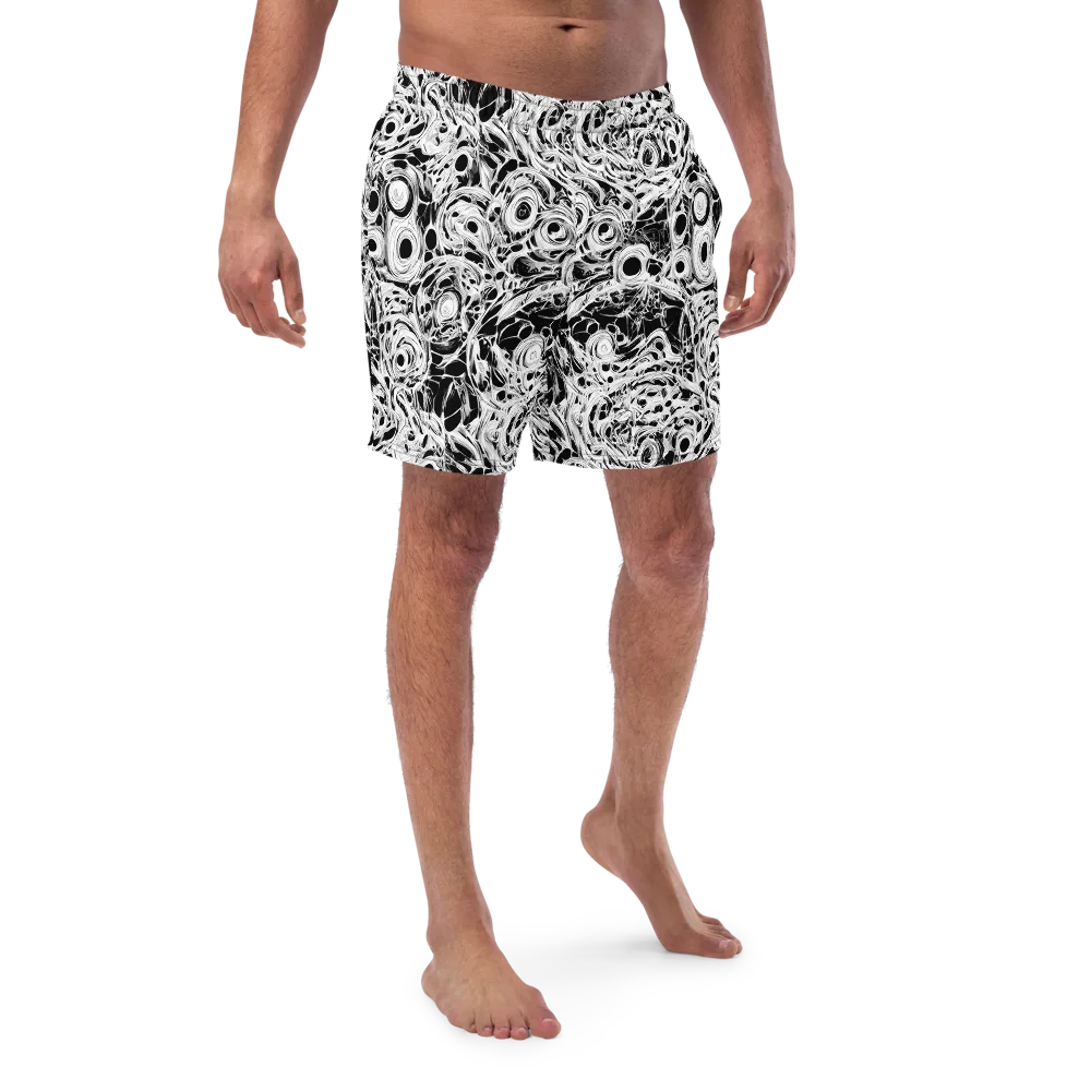 Noir Organism on Swim Trunks — Front