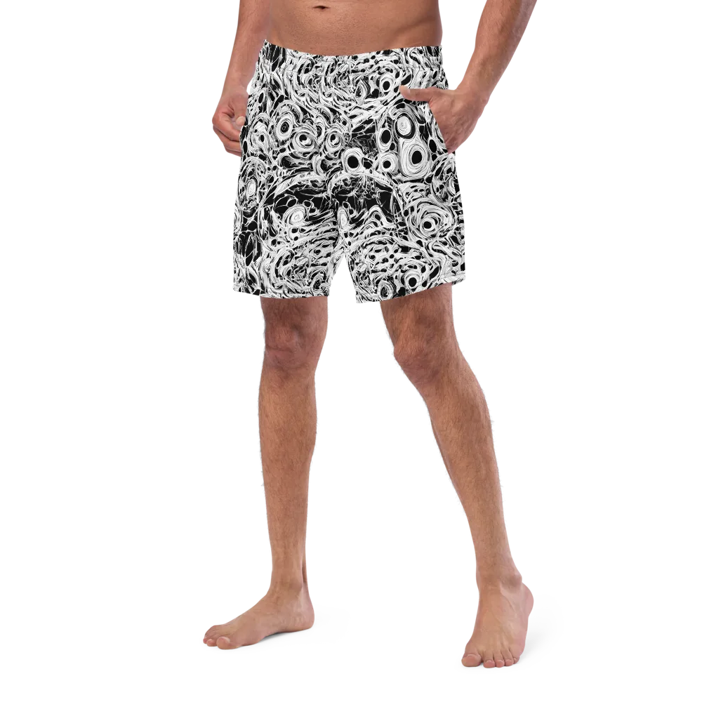 Noir Organism on Swim Trunks — Left Front
