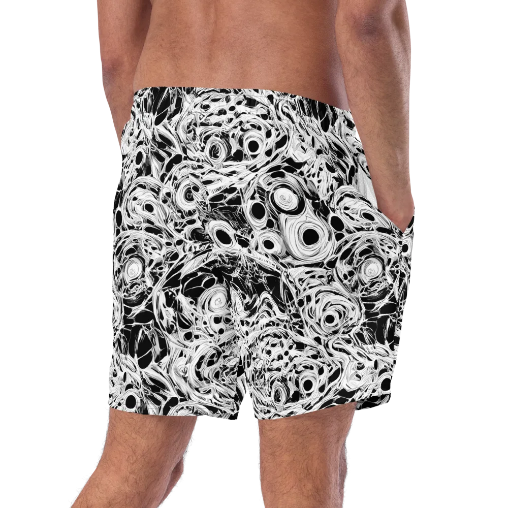 Noir Organism on Swim Trunks — Right Back