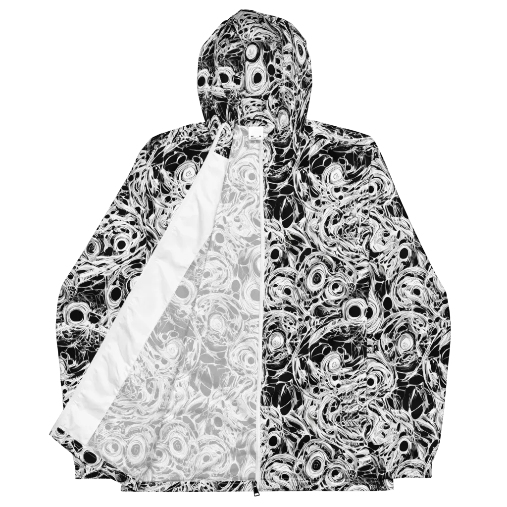 Noir Organism on Men's Windbreaker — Front