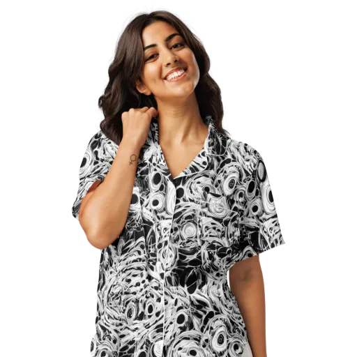 Noir Organism on a Women's Short Sleeve Pajama Top