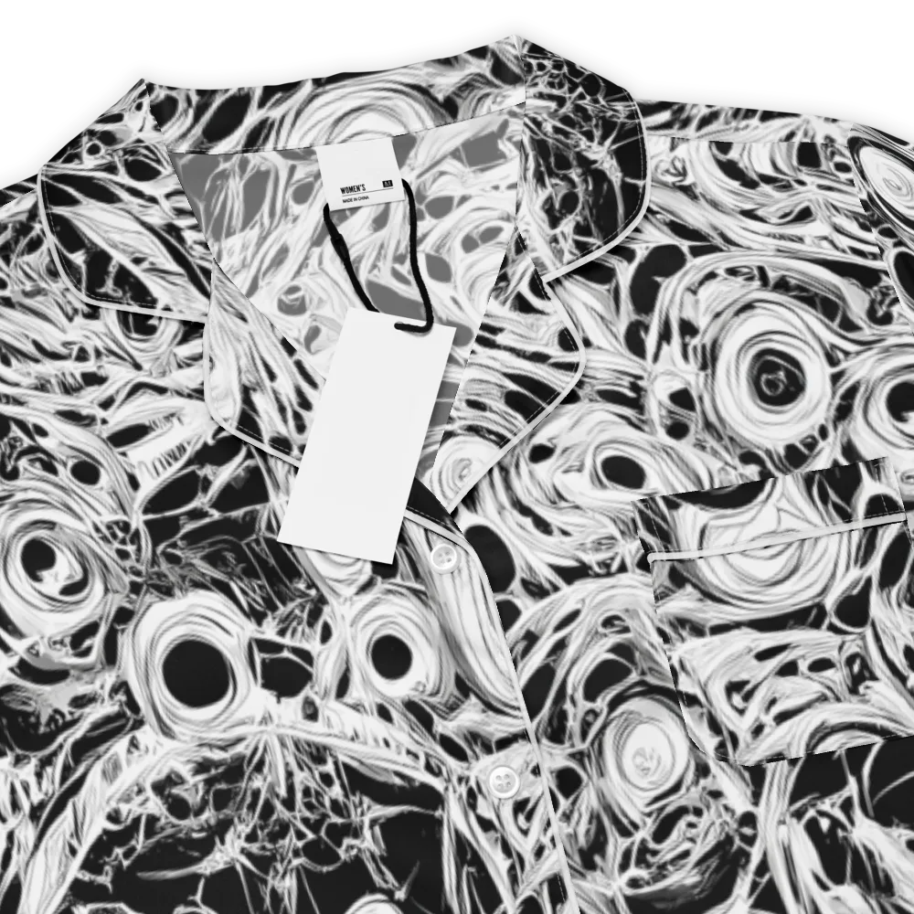 Noir Organism on Women's Short Sleeve Pajama Top — Product details