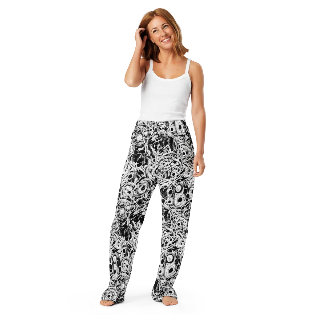 Noir Organism on Women's Pajama Pants — Front
