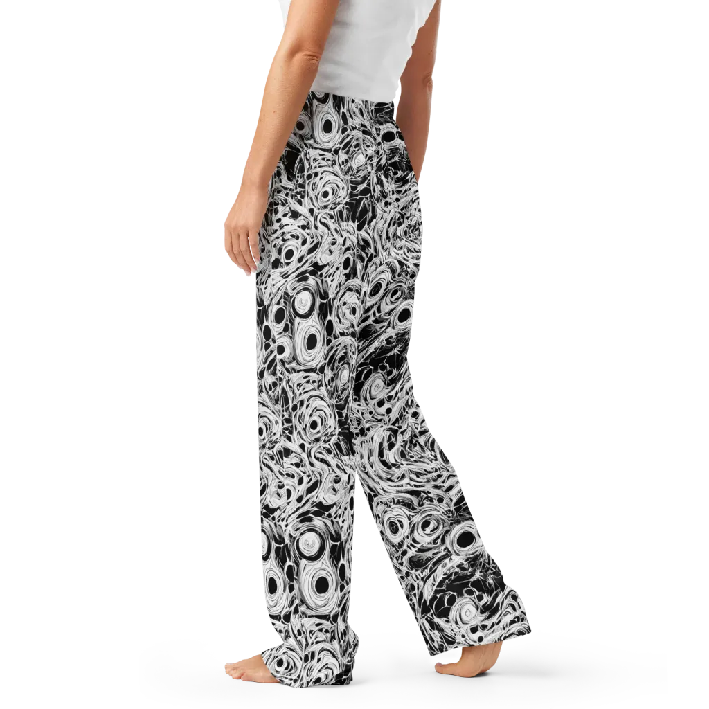 Noir Organism on Women's Pajama Pants — Left