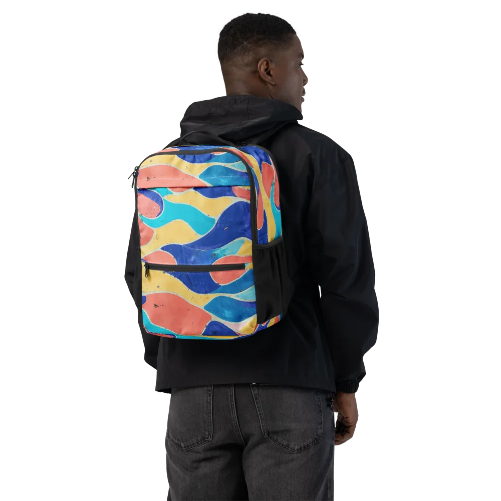 Chromatic Riverstone on Utility Backpack — Back