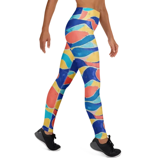 Chromatic Riverstone on a Yoga Leggings