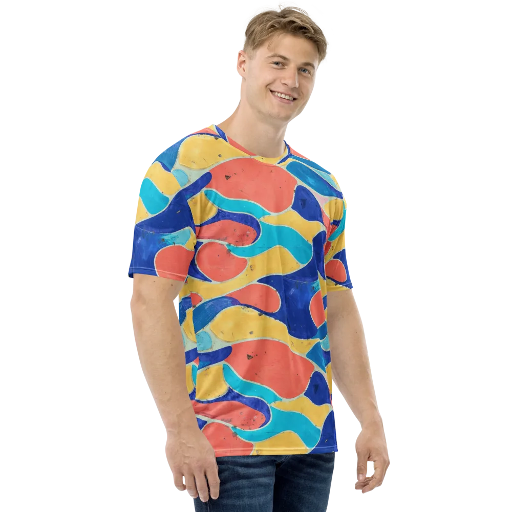 Chromatic Riverstone on Men's Crew Neck T-Shirt — Right