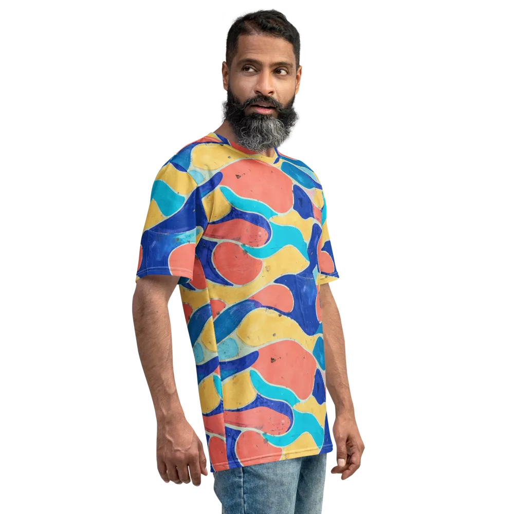 Chromatic Riverstone on Men's Crew Neck T-Shirt — Right