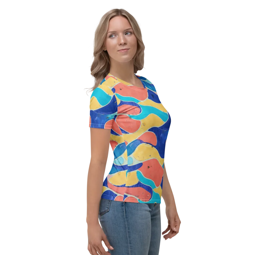 Chromatic Riverstone on Women's Crew Neck T-Shirt — Right